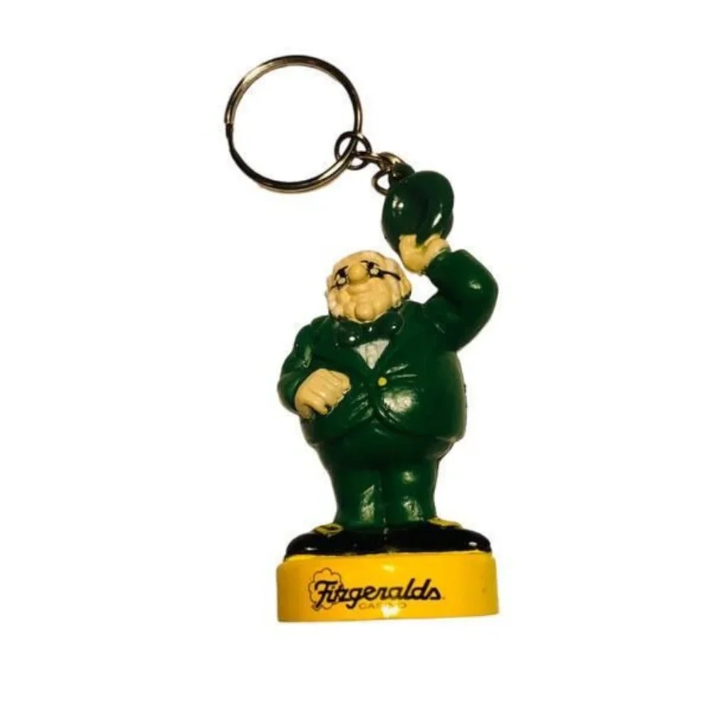 Vintage Mr. O’Lucky Fitzgeralds Casino Blackhawk, Colorado Keychain Keyring